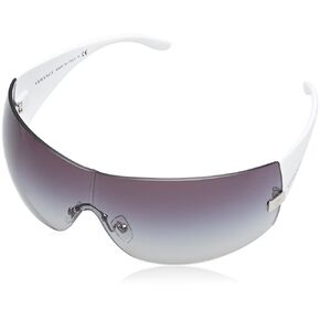 New Authentic VERSACE SUNGLASSES White Frame 2054 1000/8G Dark Gray Gradient Size: UNIQUE-115 in Saudi Arabia