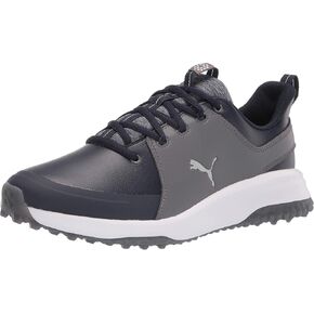 PUMA Men's Grip Fusion Pro 3.0 Golf Shoe, Navy Blazer Silver-Quiet Shade, 17 in Saudi Arabia