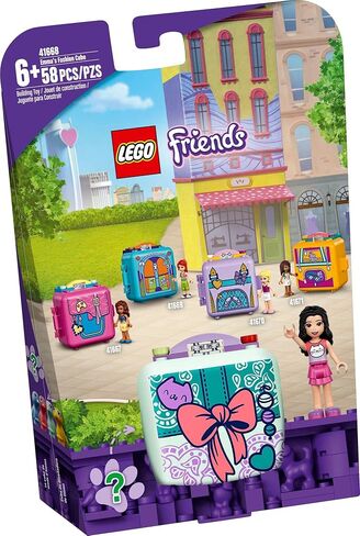 LEGO Friends Emma’s Fashion Cube 41668 Building Kit; Mini-Doll Figure Toy is for Creative Kids; Portable Toy for Vacation Play; New 2021 (58 Pieces) in Saudi Arabia
