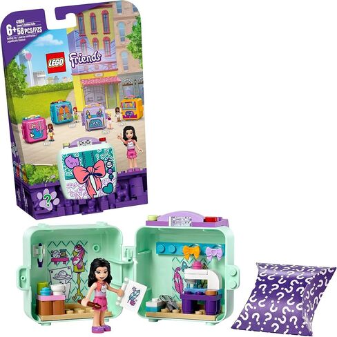 LEGO Friends Emma’s Fashion Cube 41668 Building Kit; Mini-Doll Figure Toy is for Creative Kids; Portable Toy for Vacation Play; New 2021 (58 Pieces) in Saudi Arabia