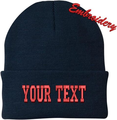 Personalized Beanie CP90 / Custom Text Beanie/Embroidery Beanie/Embroidery Text Beanie in Kuwait