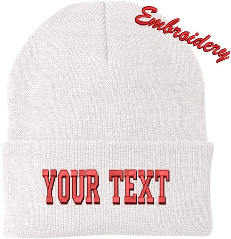 Personalized Beanie CP90 / Custom Text Beanie/Embroidery Beanie/Embroidery Text Beanie in Kuwait