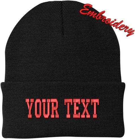 Personalized Beanie CP90 / Custom Text Beanie/Embroidery Beanie/Embroidery Text Beanie in Kuwait