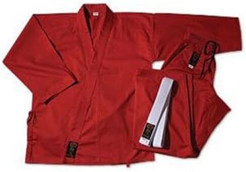 ProForce Gladiator 7.5oz Karate Gi / Uniform - Red - Size 6 in Saudi Arabia