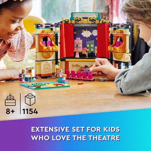 LEGO Friends Andrea’s Theater School 41714 Building Toy Set for Kids, Girls, and Boys Ages 8+ (1,154 Pieces) in Saudi Arabia