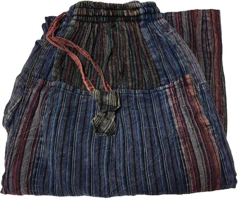 Men's Bohemian Vintage Hippie Alibaba Yoga Patchwork Harem Pants in Saudi Arabia
