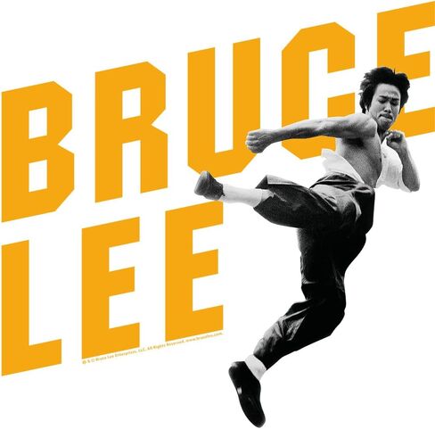 Bruce Lee Shirt Martial Artist Action Image Adult Short Sleeve T-Shirts Graphic Tees in Saudi Arabia