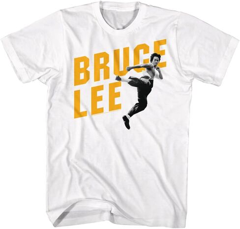 Bruce Lee Shirt Martial Artist Action Image Adult Short Sleeve T-Shirts Graphic Tees in Saudi Arabia