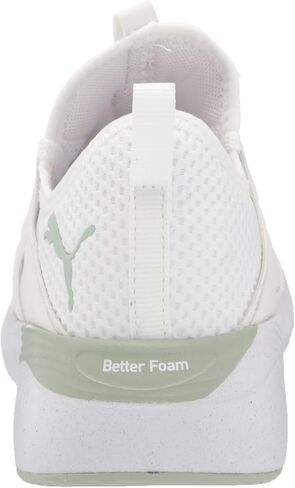 PUMA Women's Better Foam Adore Running Shoe, White-Frosty Green, 8 in Saudi Arabia
