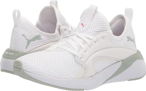 PUMA Women's Better Foam Adore Running Shoe, White-Frosty Green, 8 in Saudi Arabia
