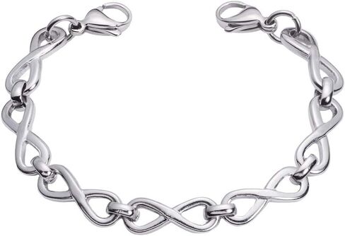 Medical Alert ID Stainless Forever Link Replacement Bracelet- 6 Sizes! in Kuwait