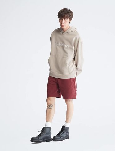 Calvin Klein Men's Logo French Terry Shorts in Kuwait