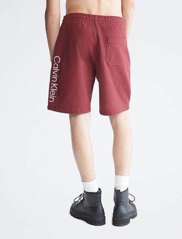 Calvin Klein Men's Logo French Terry Shorts in Kuwait