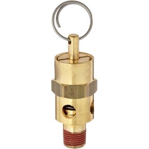 أجهزة التحكم ST2512-1A075 صمام أمان نحاسي من سلسلة ST، ضغط ضبط 75 رطل لكل بوصة مربعة، 1/8 بوصة ذكر NPT in Kuwait