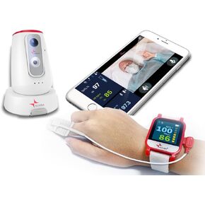 Guardian Angel GA2000 Lite Plus - مراقبة العلامات الحيوية القابلة للارتداء لاسلكيًا عن بعد، ومراقبة فيديو واي فاي ونظام إنذار (للبالغين) in Saudi Arabia