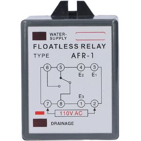 Liquid Level Controller, AFR-1 Floatless Level Relay High Contact Capacity Water Level Sensor Float Switch, AC 110V, 5A in Kuwait