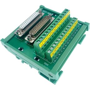 Jienk DB25 ذكر/أنثى D-SUB Din وحدة واجهة تثبيت السكك الحديدية، D-sub لوحة القطع الطرفية in Kuwait