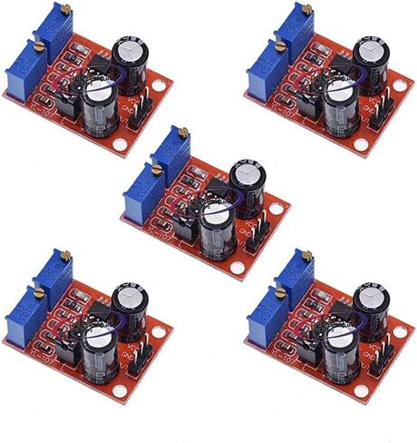 5pcs DC5-15V 4.2V V-PP to 11.4V V-PP NE555 Pulse Frequency Duty Cycle Adjustable Generator Module Square Wave Rectangular Wave Signal Generator in Saudi Arabia