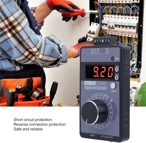 مولد إشارة الجهد الحالي، مولد الوظيفة، مولد إشارة الجهد، DC 0‑10V 0/0‑22mA واجهة العرض محاكي تناظري، شاشة عرض مكونة من 4 أرقام قابلة للتعديل، لتصحيح أخطاء لوحة PLC، واختبار الجهاز in Kuwait