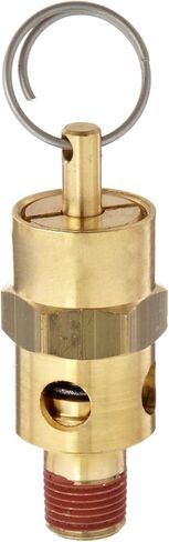 أجهزة التحكم ST2512-1A075 صمام أمان نحاسي من سلسلة ST، ضغط ضبط 75 رطل لكل بوصة مربعة، 1/8 بوصة ذكر NPT in Kuwait