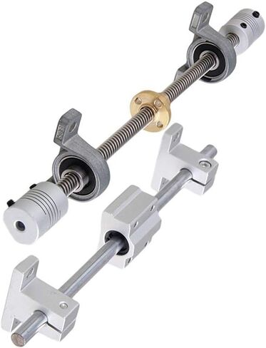 مزيج صناعي، Ideaker محاور بصرية أفقية 200 مم & مسمار مزدوج للسلسلة 8 مم دعم عمود مزدوج للوسادة وحمل مرنة للعمود من 15 in Kuwait