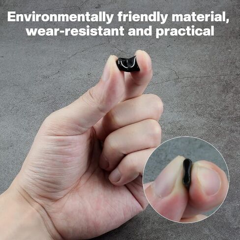 Suiwotin 120PCS Round Rubber End Caps 1/4 inch/6.5mm Screw Thread Protectors Round Tube Bolt Cap Cover Black Vinyl Tube Caps (Black, 6.5mm Inner Dia) in Saudi Arabia