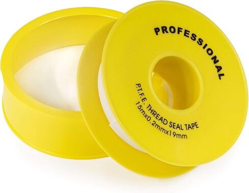 خط الغاز PTFE 3/4 شريط ختم الخيط PTFE 3/4 شريط ختم الخيط للسباكين شريط تفلون عالي الجودة للسباكين شريط PTFE شريط ختم الشريط، شريط السباكة شريط مانع التسرب، شريط ختم الخيط الأبيض in Kuwait