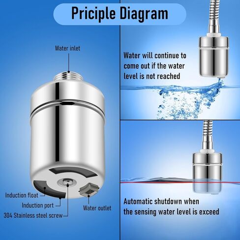صمام تعويم المياه التلقائي، صمام تعويم خزان المياه 1/2 بوصة لحوض مياه الماشية، 304 من الفولاذ المقاوم للصدأ إغلاق تلقائي لخزان المياه لبرك خزان المياه، أحواض السمك، تربية الأحياء المائية، الزراعة المائية والخزان in Kuwait