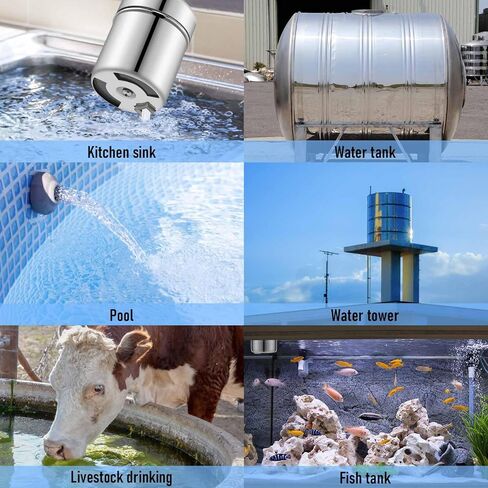 صمام تعويم المياه التلقائي، صمام تعويم خزان المياه 1/2 بوصة لحوض مياه الماشية، 304 من الفولاذ المقاوم للصدأ إغلاق تلقائي لخزان المياه لبرك خزان المياه، أحواض السمك، تربية الأحياء المائية، الزراعة المائية والخزان in Kuwait