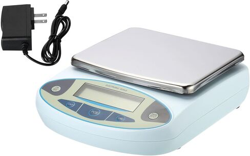 ميزان مختبر YOKIVE، ميزان علمي رقمي إلكتروني عالي الدقة | رائع للاستخدام اليومي في المنزل والمختبر والمطبخ (5000 جرام × 0.01 جرام) in Kuwait