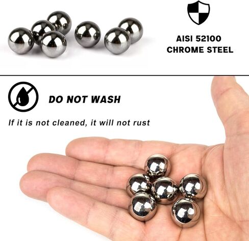 100 قطعة كرات تحمل فولاذية 16 مم/0.625 بوصة كرات تحمل فولاذية كروم دقيقة G25 (5/8 بوصة) in Kuwait
