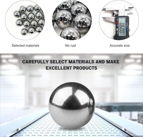 100 قطعة كرات تحمل فولاذية 16 مم/0.625 بوصة كرات تحمل فولاذية كروم دقيقة G25 (5/8 بوصة) in Kuwait