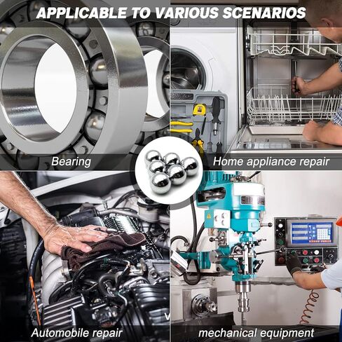 100 قطعة كرات تحمل فولاذية 16 مم/0.625 بوصة كرات تحمل فولاذية كروم دقيقة G25 (5/8 بوصة) in Kuwait