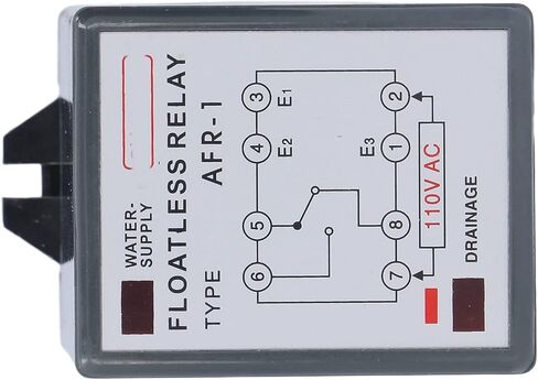جهاز التحكم في مستوى السائل، AFR-1، مرحل مستوى غير عائم، قدرة اتصال عالية، مستشعر مستوى الماء، مفتاح تعويم، تيار متردد 110 فولت، 5 أمبير in Kuwait