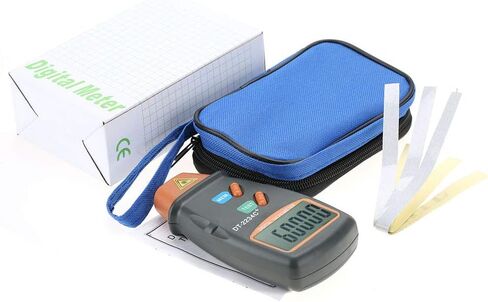 مقياس سرعة الدوران الرقمي، DT-2234C+ جهاز قياس سرعة الدوران الصغير بدون تلامس مع شاشة LCD لقياس سرعة الدوران للصور والعجلات والمخرطة وصناعة السيارات in Kuwait