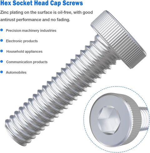 mxuteuk 480PCS M2.5 Screw Assortment Set,M2.5 x 4/6/8/10/12/16/20/25mm Hex Socket Head Cap Screws Bolts Nuts Kit,304 Stainless Steel Assorted Screws with Hex Wrench G035-M2.5 in Saudi Arabia