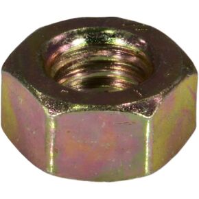 014973268770 Coarse Left Hand Hex Nuts, 1/2-13, Piece-6, Yellow in Saudi Arabia