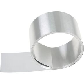 لفة من رقائق الألومنيوم المعدنية 1060 درجة 24 مقياس × 2 بوصة × 6.6 قدم، شريط صفائح معدنية وامضة من الألومنيوم للحرف اليدوية in Kuwait