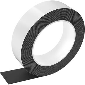 16.4FT x 1.18 inch EVA Single-Sided Adhesive Foam Tape,Single-Sided Sealing Strip Foam Pad Sponge Tape Window Weatherproof,Self-Adhesive EVA Insulation Sealing Tape for Door Window Weatherstrip(Black)