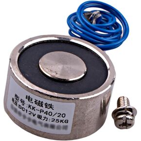 szzijia 55LB 25kg Electric Lifting Magnet Electromagnet Solenoid Lift Holding 40mm