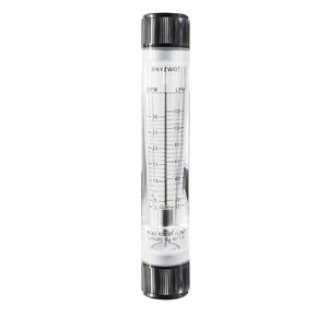 BNYZWOT Inline Clear Acrylic Water Flowmeter 1PT Dia Threads G-25 3-30 GPM 12-120 LPM in Kuwait