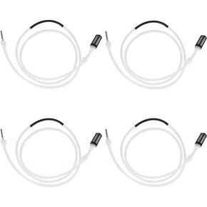 أنبوب استبدال كامل Hanchen لمضخة تعجي السائل آلة ملء معرف 6 مم أنبوب تمعجي خاص أنبوب سيليكون شفاف مع صمام فحص (4 قطع) in Kuwait