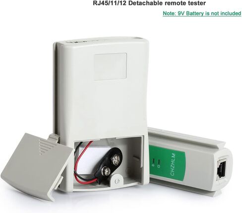 جهاز اختبار كابل الشبكة المحدث من CHZHLM، اختبار كابل الشبكة المحلية، يدعم أداة كابل شبكة POE لكابل RJ45/RJ11/RJ12/CAT5/CAT6/UTP، مادة مقاومة للحريق in Kuwait