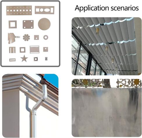 لفة من رقائق الألومنيوم المعدنية 1060 درجة 24 مقياس × 2 بوصة × 6.6 قدم، شريط صفائح معدنية وامضة من الألومنيوم للحرف اليدوية in Kuwait