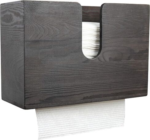 موزع مناشف ورقية من الخيزران من PENGKE، حامل مناشف ورقية متعددة الطيات على الحائط والسطح، طية على شكل حرف C، Zfold، حامل مناشف يد ثلاثي الطي للحمام والمطبخ in Kuwait