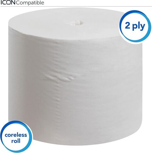 Kleenex Scott Coreless Extra Soft Standard Roll Toilet Paper (07001), Standard Rolls, 36 Rolls/Case, 800 Sheets/Roll, 28,800 Sheets/Case in Kuwait