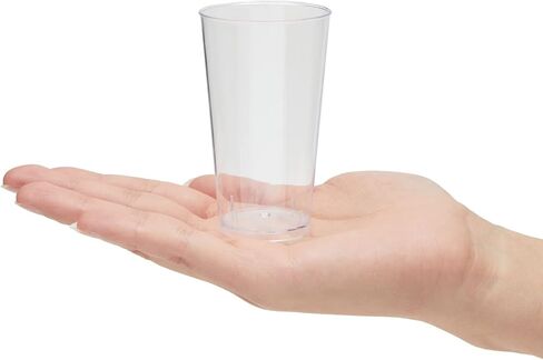 Juvale 72 Pieces Assorted Dessert Cups for Appetizers, Snacks, Plastic Shot Glasses 3oz and 5oz, Cups for Anniversary, Wedding Reception, Baby Shower, Birthday Party (Serves 36) in Kuwait