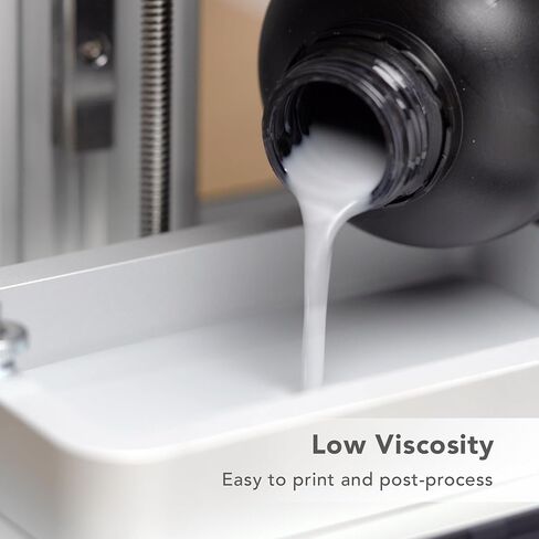phrozen Aqua Resin for 3D Printing,405nm LCD UV-Curing Photopolymer Resin for Low Shrinkage, Vivid Blue Color, Low Odor, Non-Brittle (Clear, 1KG) in Saudi Arabia