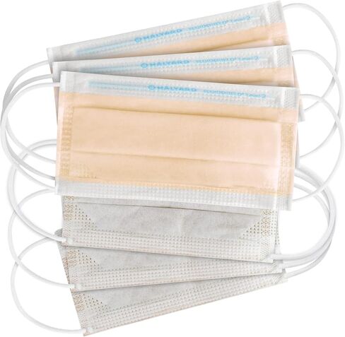 HALYARD FLUIDSHIELD Level 3 Disposable Face Mask with SO SOFT Lining/Earloop Mask, Made in the Americas (Box of 40) 47107 in Kuwait