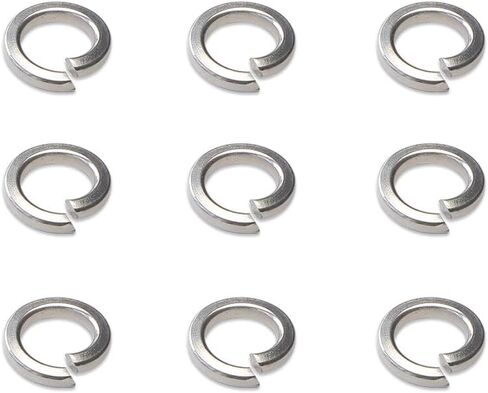IMScrews M6 304 Stainless Steel Spring Lock Washers Pack of 100 in Saudi Arabia